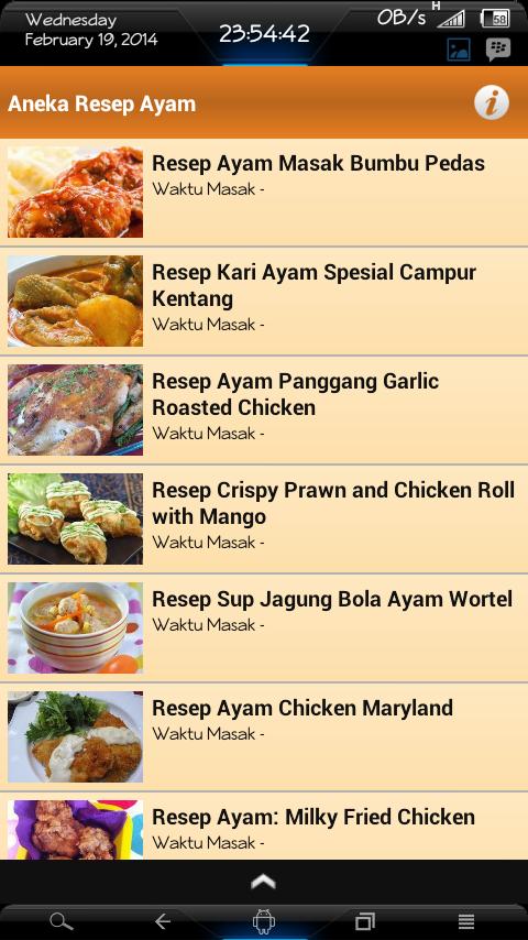 RESEP AYAM LENGKAP