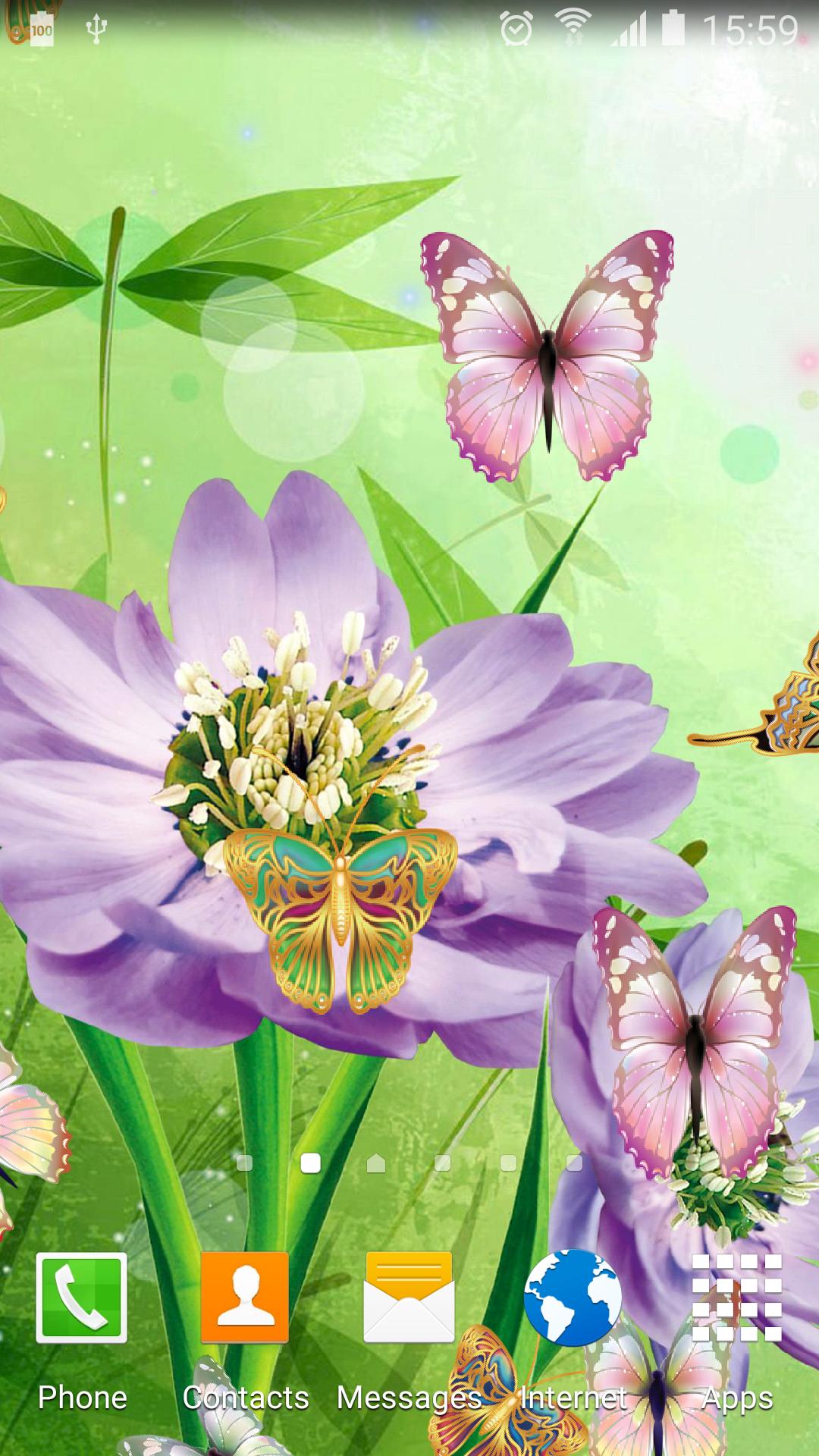 Cute Butterfly Live Wallpaper