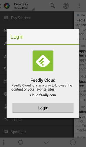 Feedly extension for News+