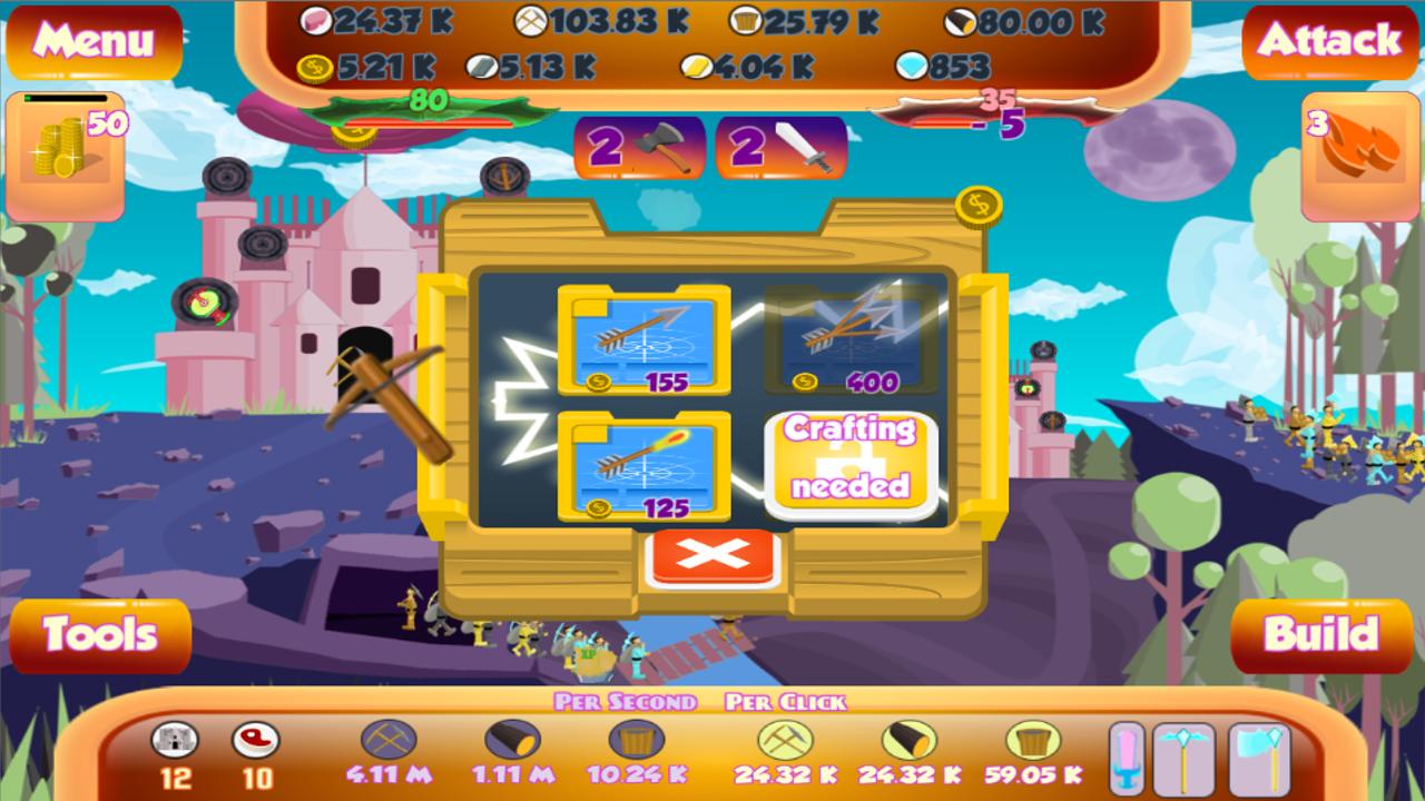 Tap 'n' Build 2 - Free Clicker Defense Game