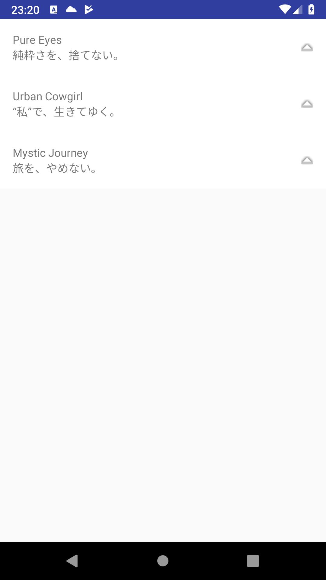 Expandable RecyclerView Sample
