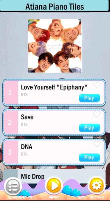 BTS - Love Yourself 'Epiphany'- Piano tiles