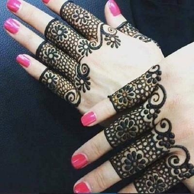 Stylish Finger Mehndi Designs