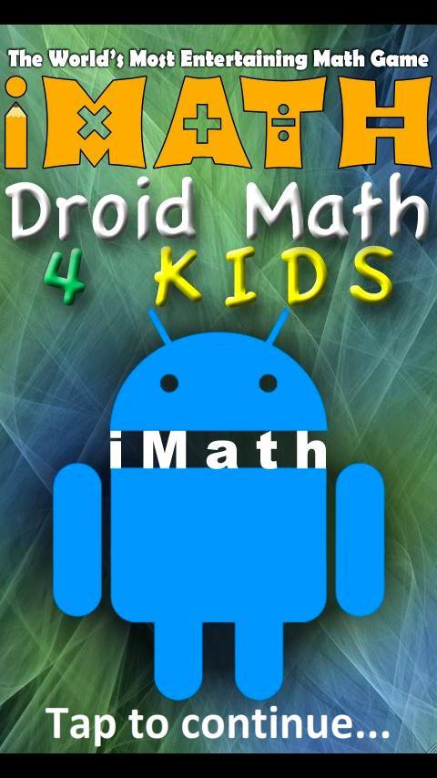 Droid Math 4 Kids Free
