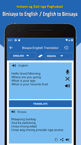 Bisaya Translate to English