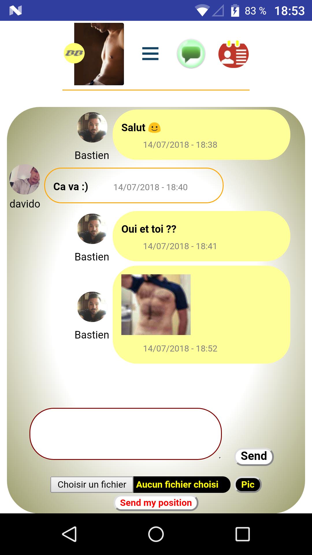 BB. Gay Chat, Meet and Instant Geolocation  :-)