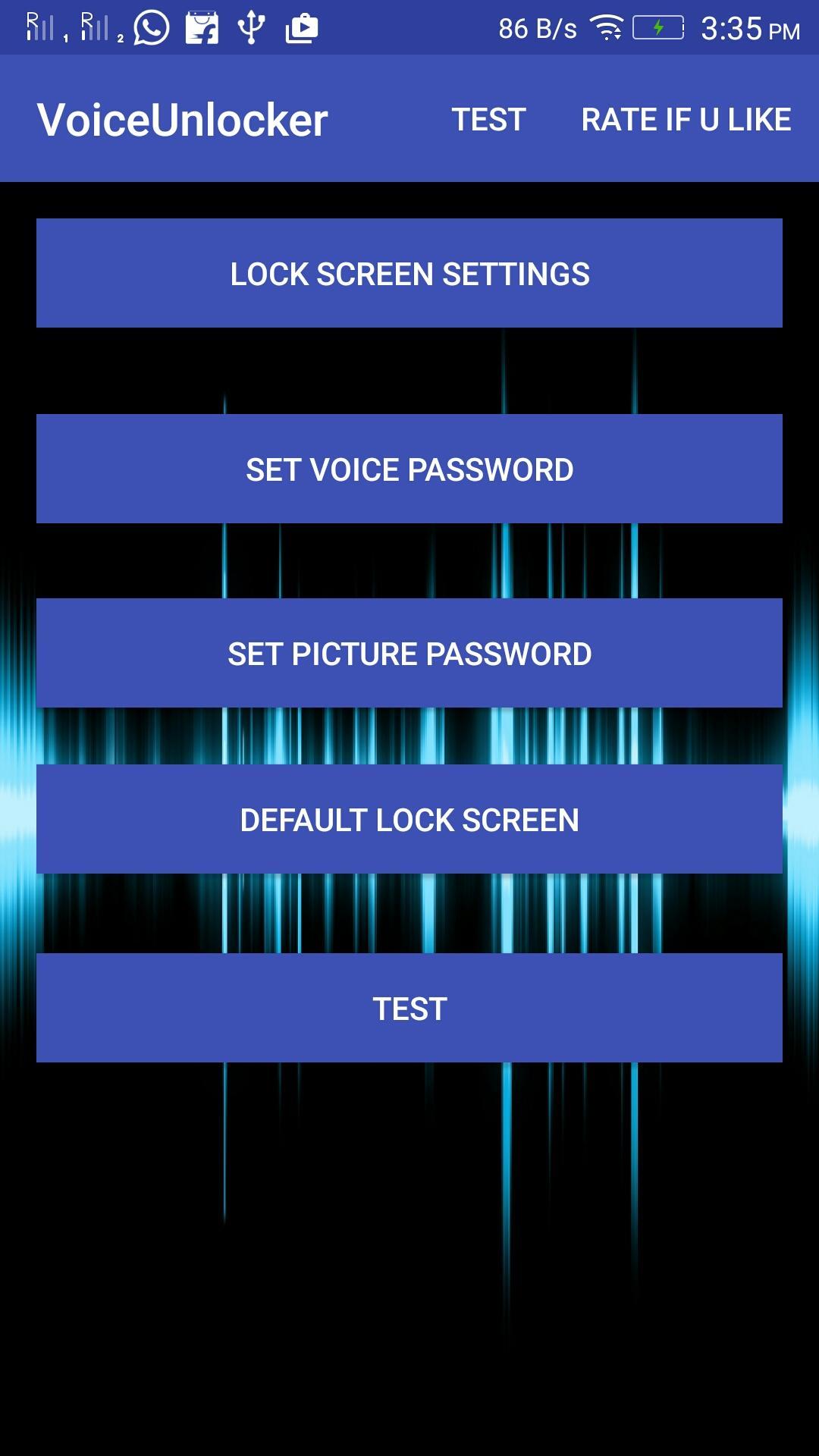 Voice Unlocker Lock Screen