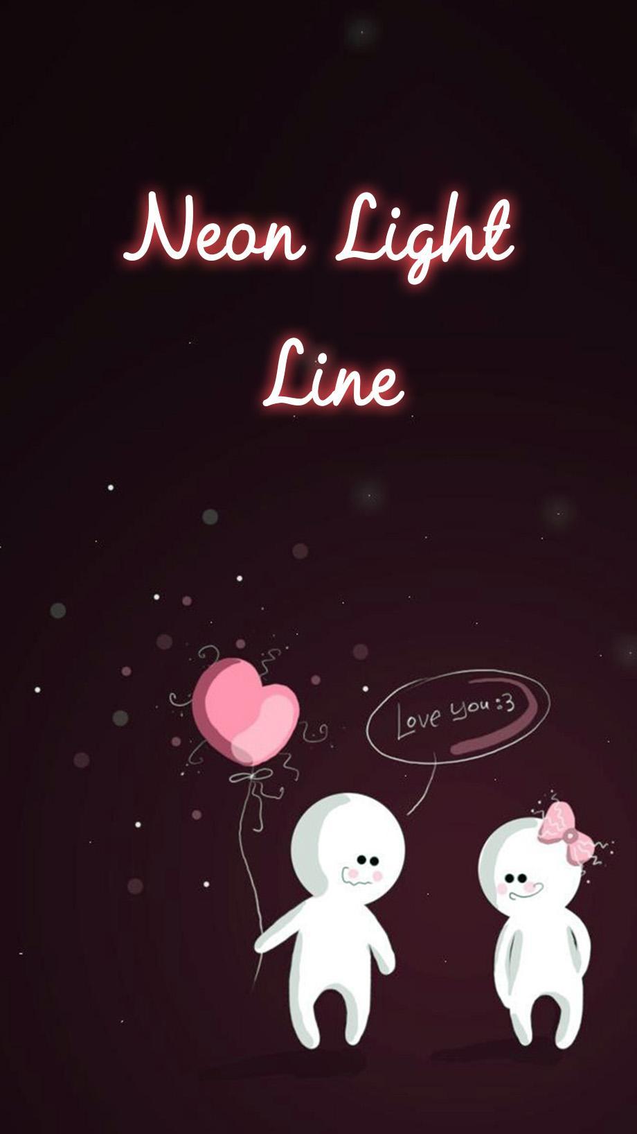 Neon Light Line - Solo Launcher Theme