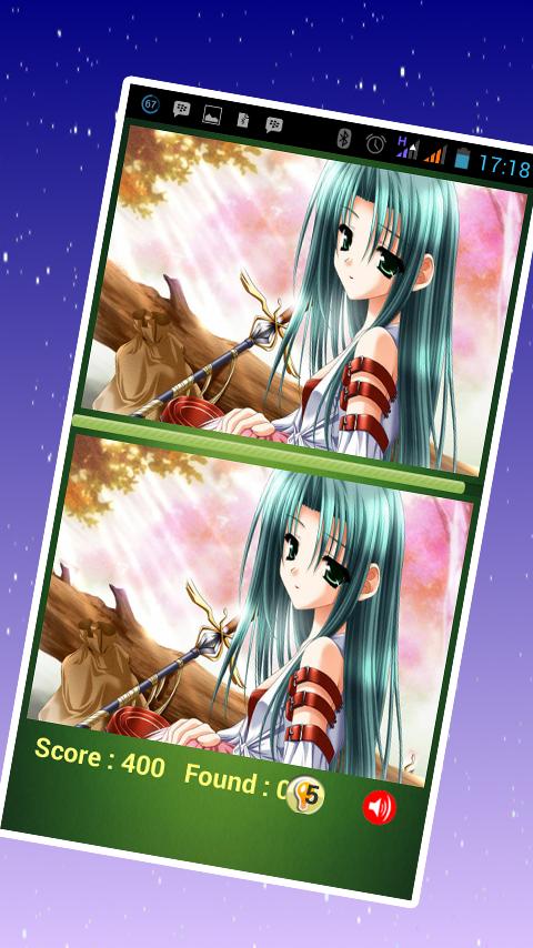 Japanese Anime Difference Game