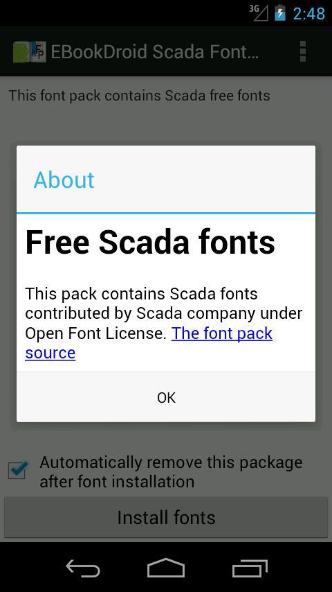 EBookDroid Scada FontPack