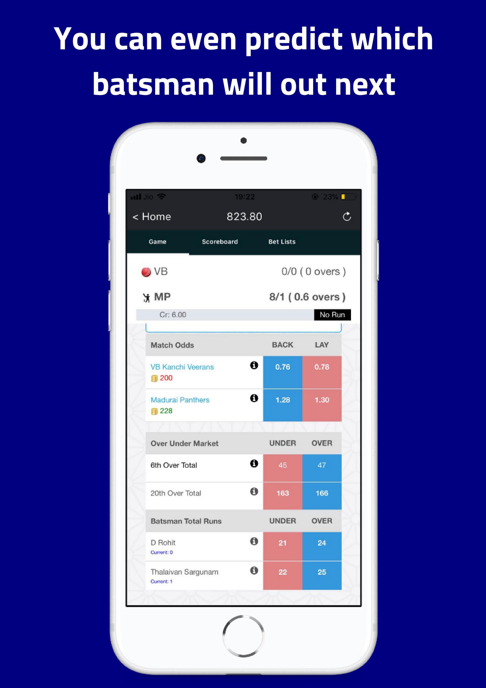Criczumo - Fantasy Cricket, Real Match Odds