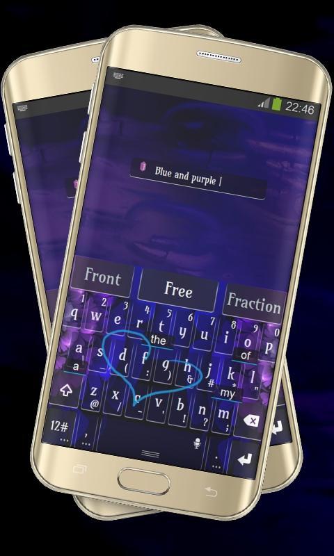 Stylish Blue Keypad Cover