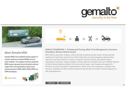 Gemalto M2M World