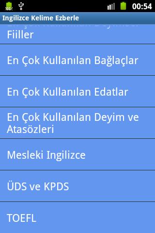 Ingilizce Kelime Ezberle