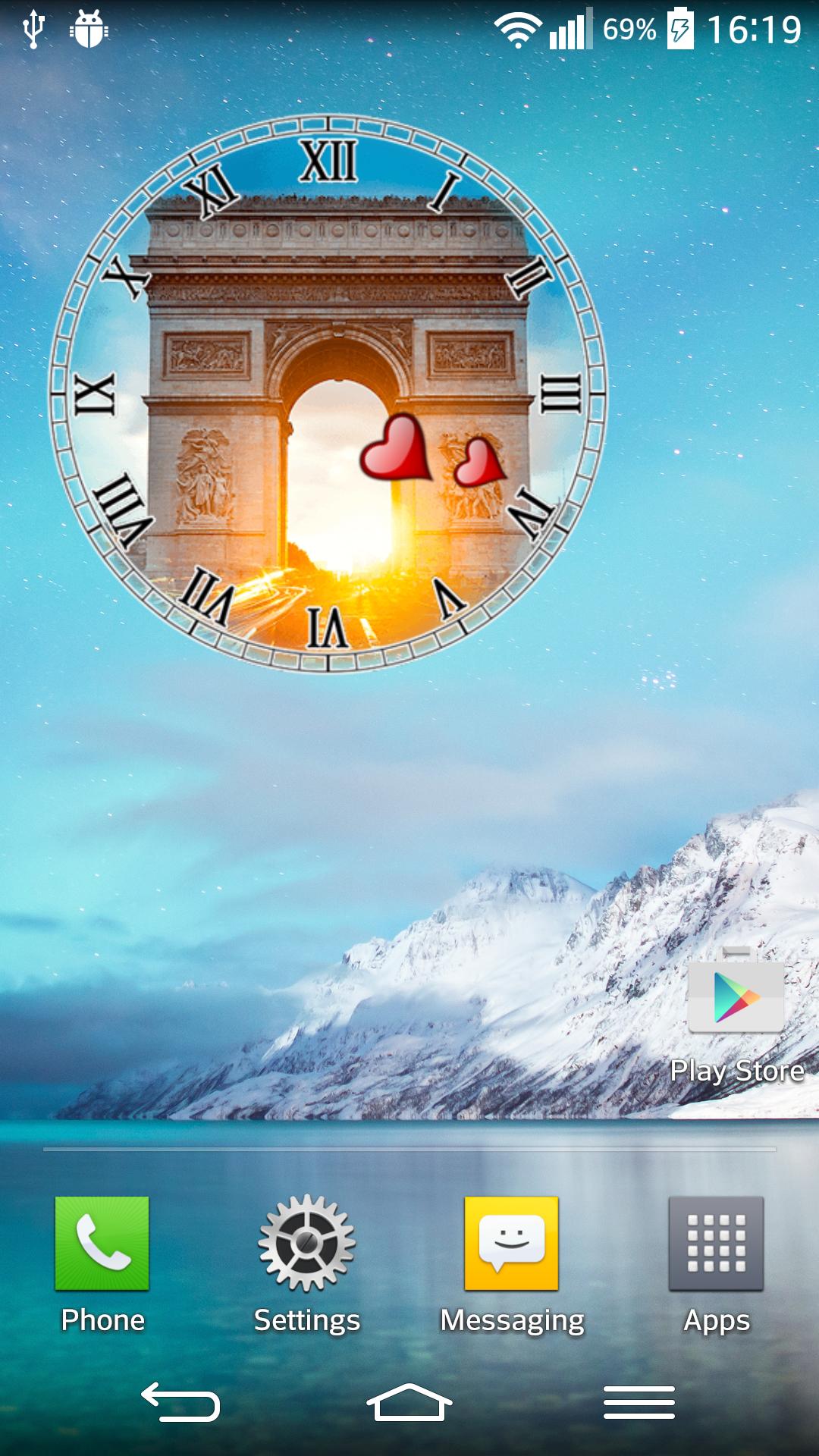 Paris Clock Widget