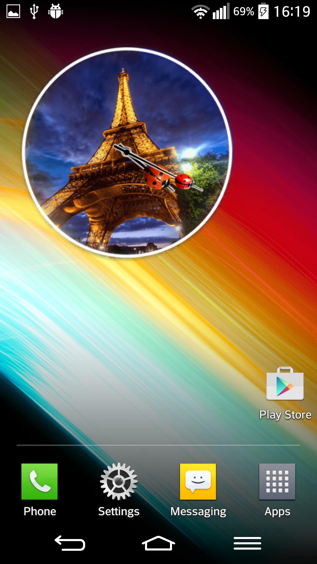 Paris Clock Widget