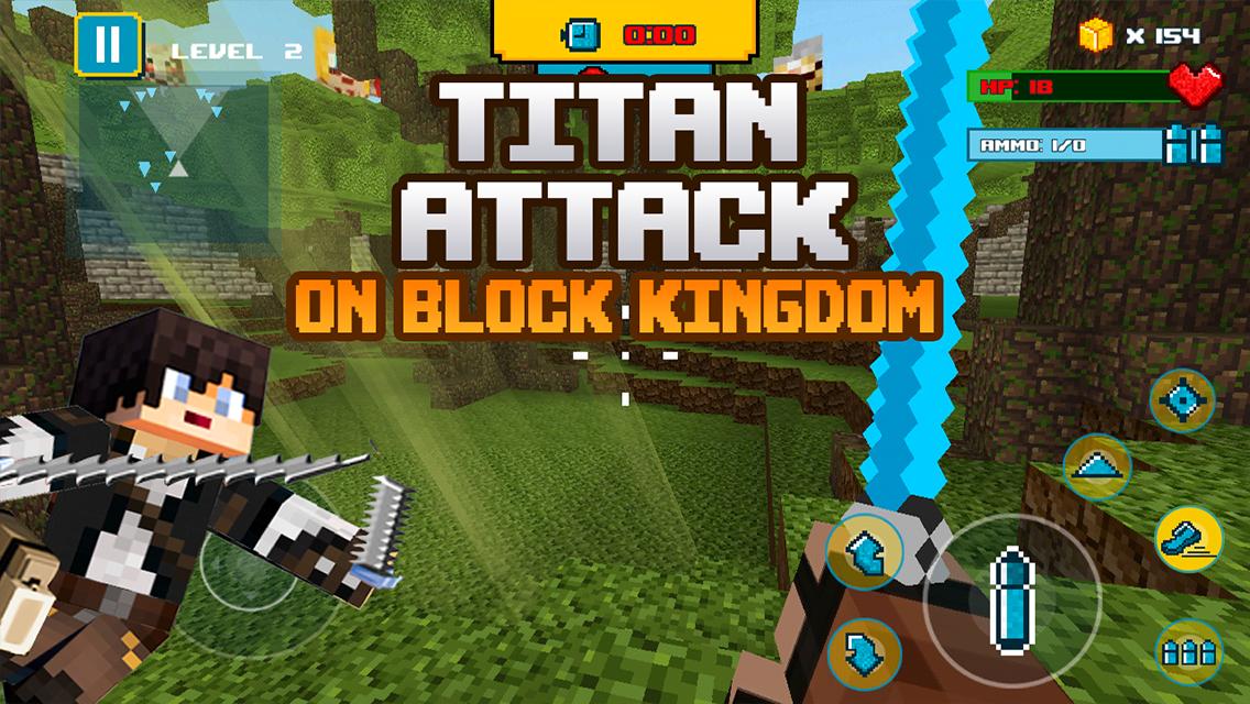 Titan Attack on Block Kingdom
