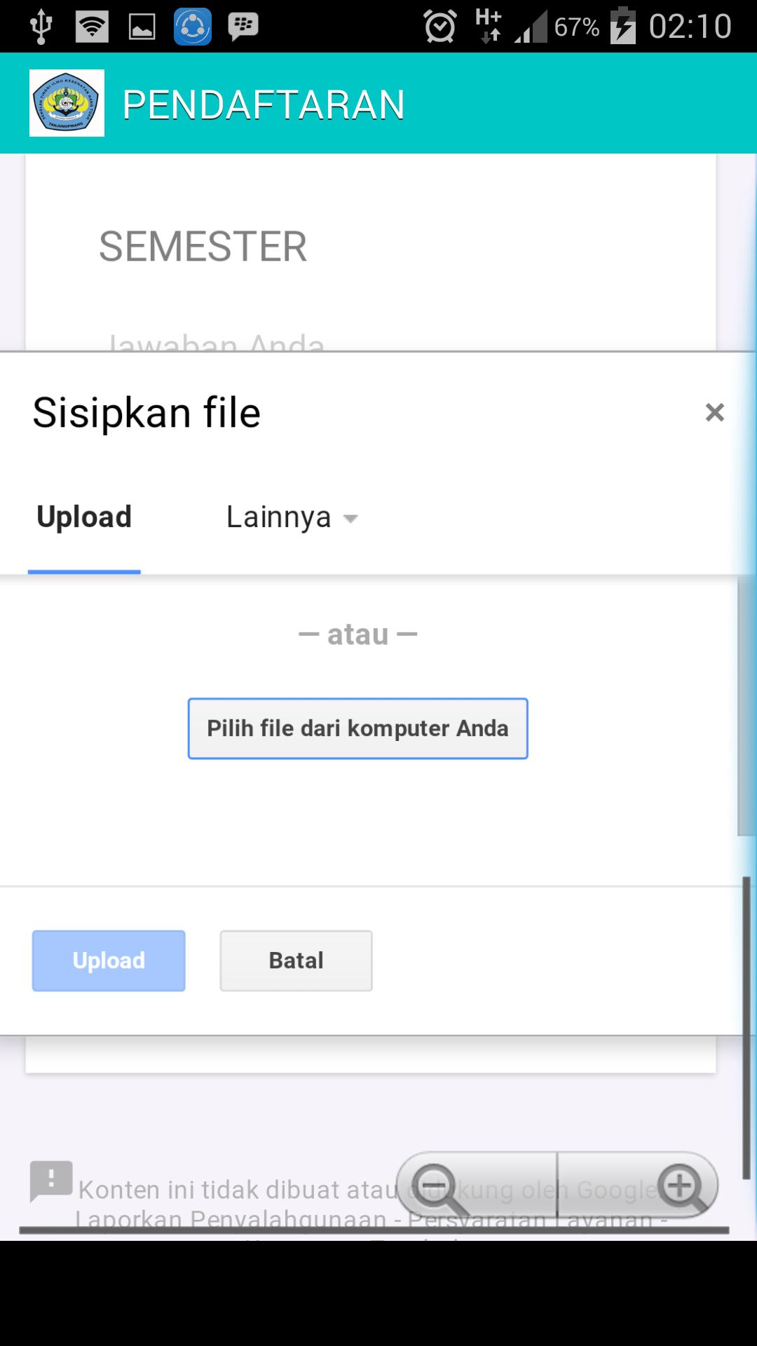 REGISTRASI PUSTAKA STIKES HANG TUAH