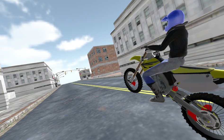 Motocross Racing Cop Game