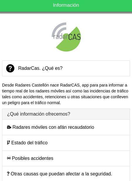 RadarCas - Aviso de Radares