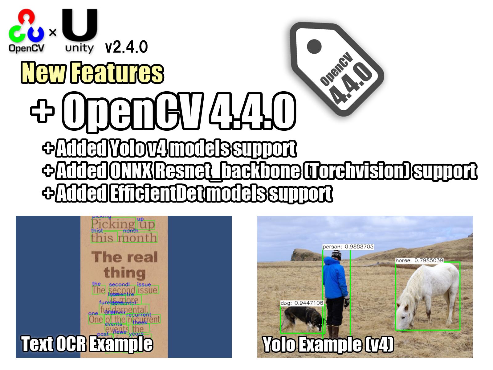 OpenCV for Unity Example