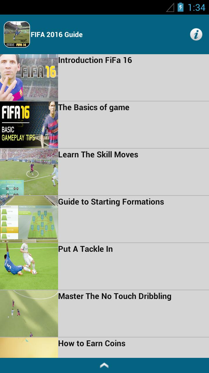 Guide fifa 16