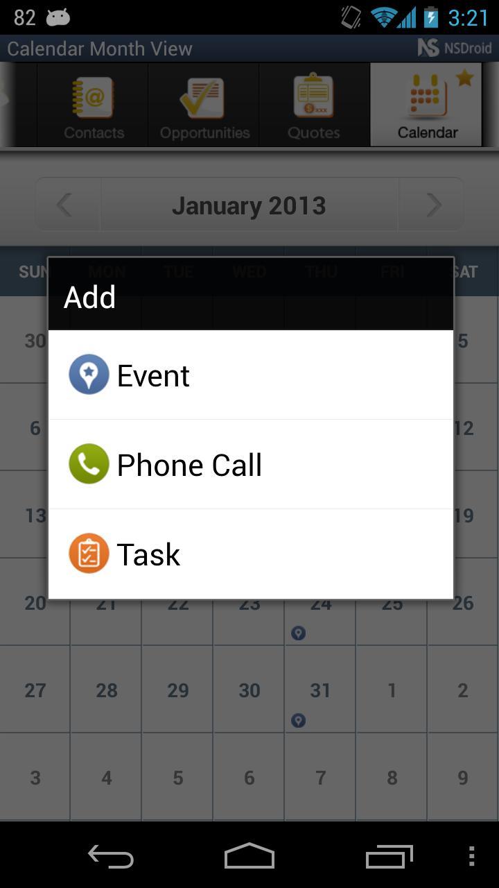 NSDroid for NetSuite CRM