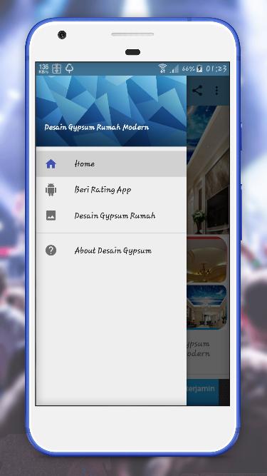 Desain gypsum rumah modern