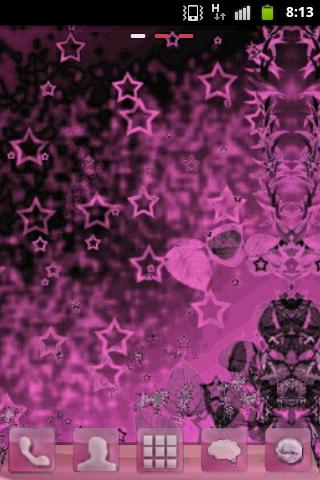 Dark Pink Theme GO Launcher