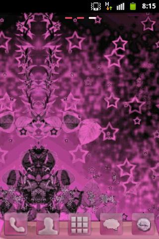 Dark Pink Theme GO Launcher