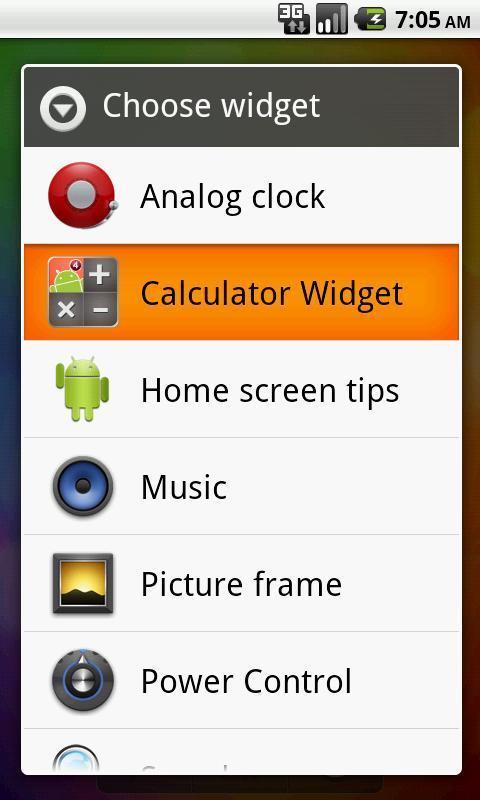 Calculator Widget Lite
