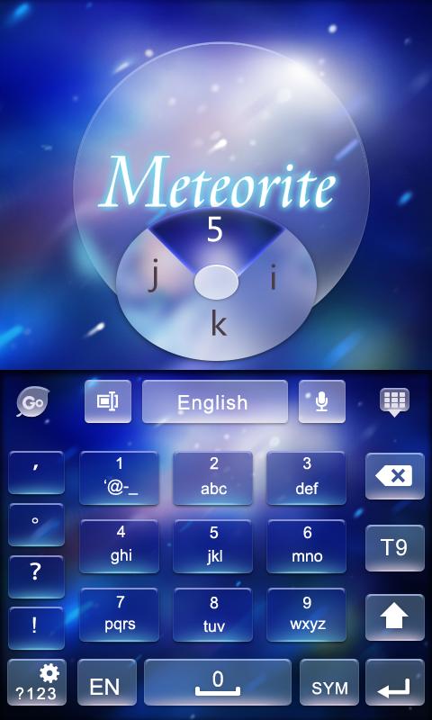 Meteorite GO Keyboard Theme