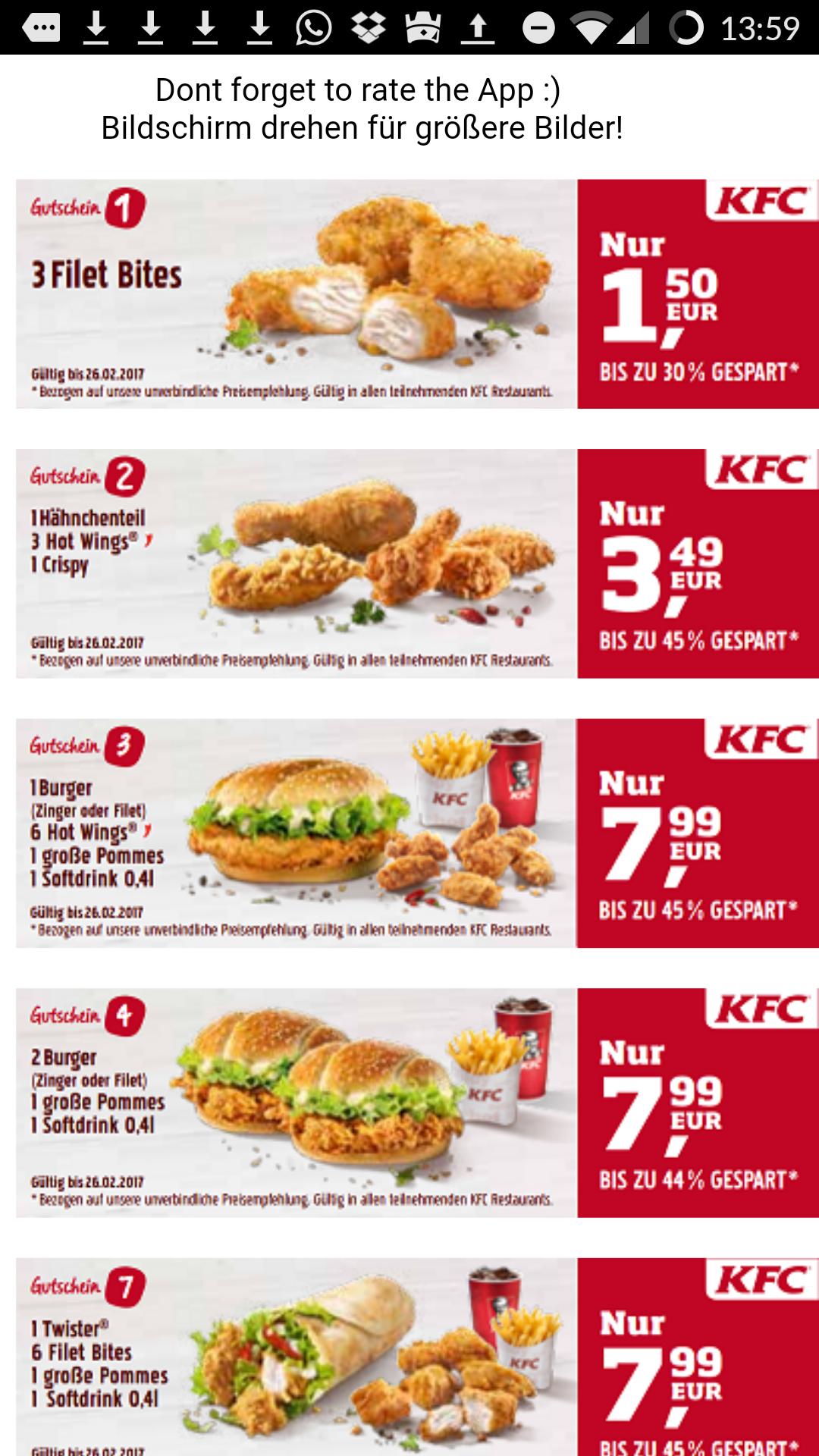 Kentucky Coupons Germany