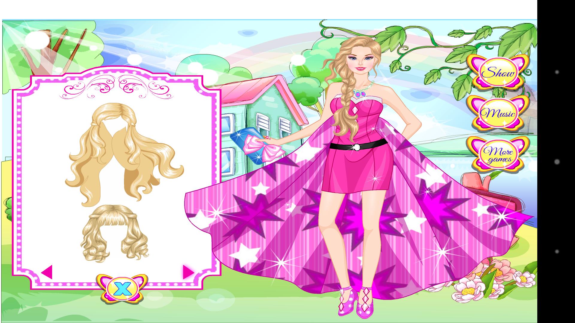 Summer Princess dress up game