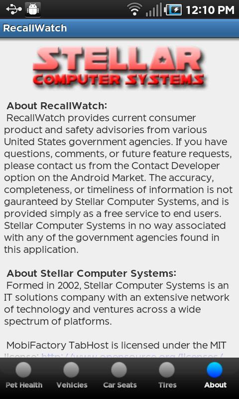 Recall Watch