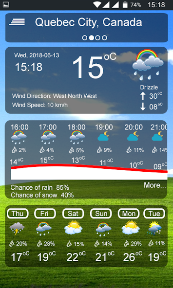 Weather forecast: Weather App