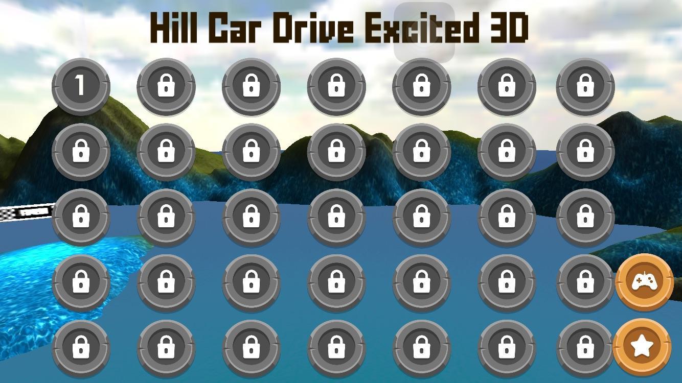 Car Hill Drive Excited 3D