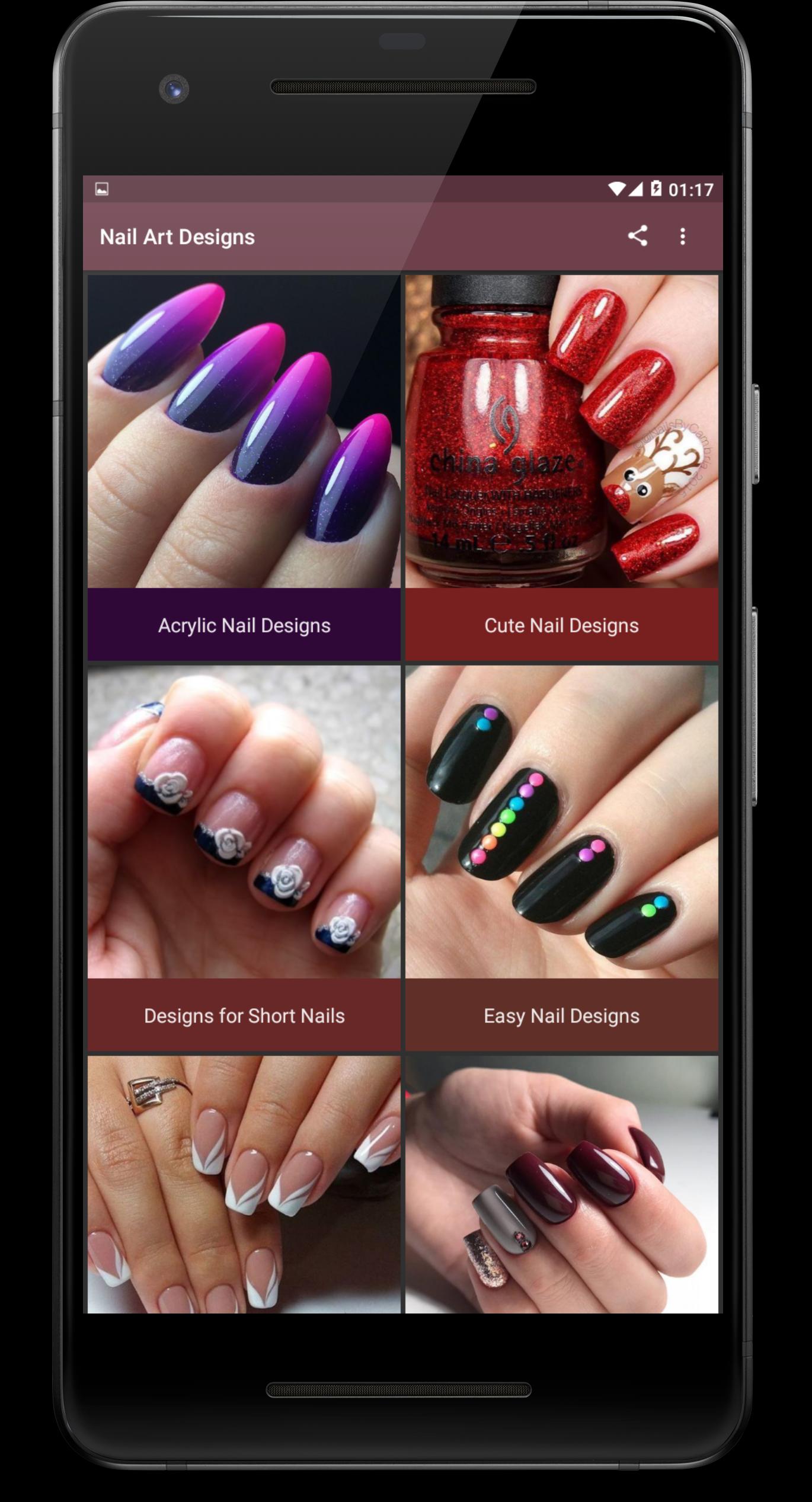 Nail Art Designs and Cute Mani