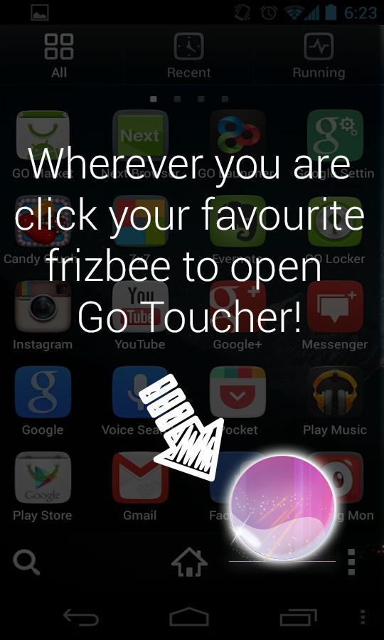 Pink Bubble Toucher Point