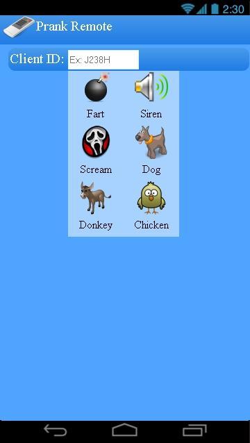 Prank remote - send pranks