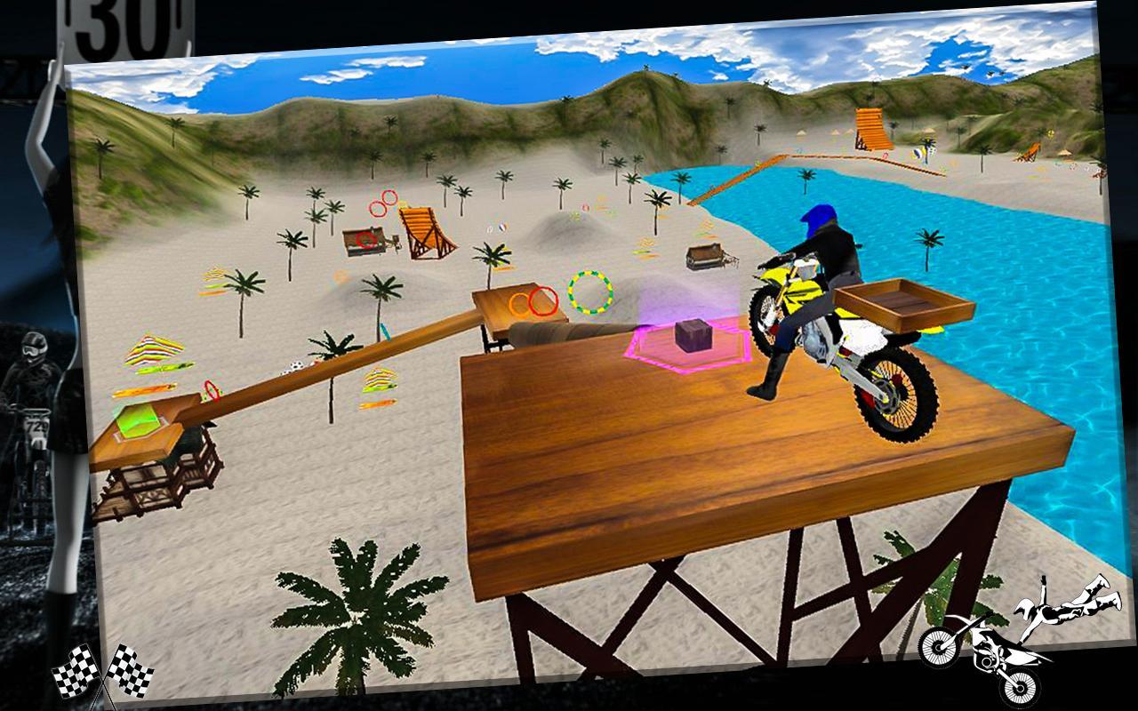 Motocross Jump Beach Adventure
