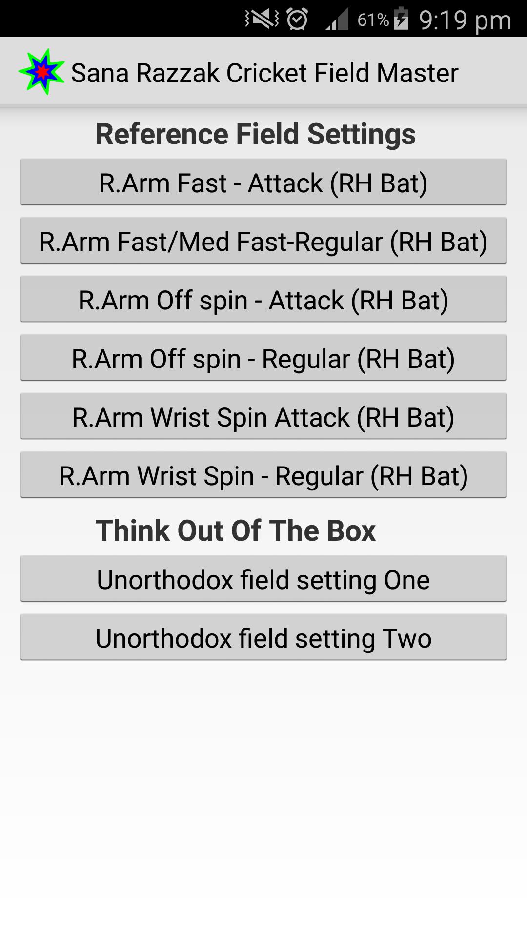Cricket Field Master