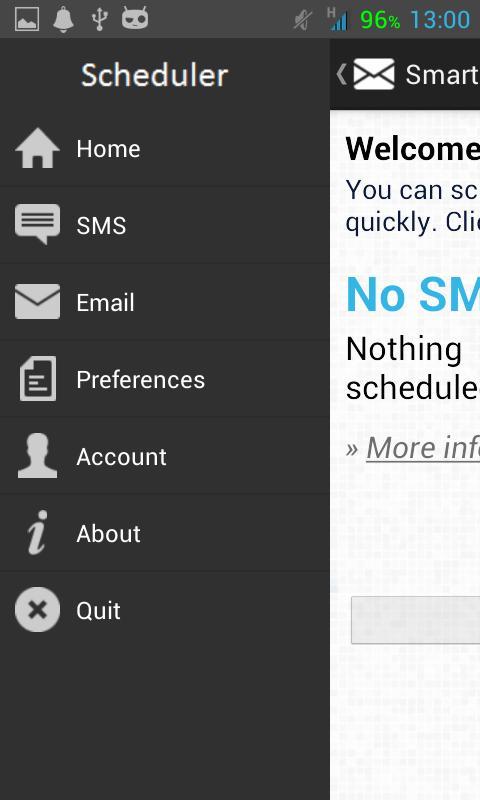 Email and SMS Scheduler