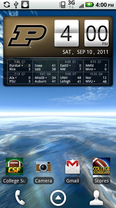 Purdue Boilermakers Live Clock