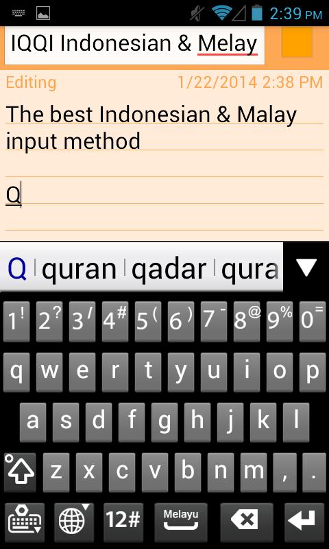 IQQI Indonesian & Malay