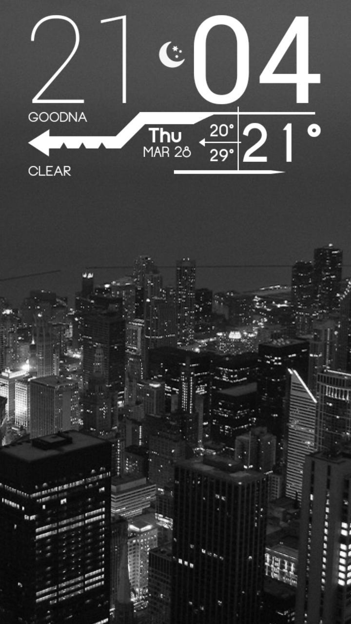 Lines Clock Free - UCCW Skin