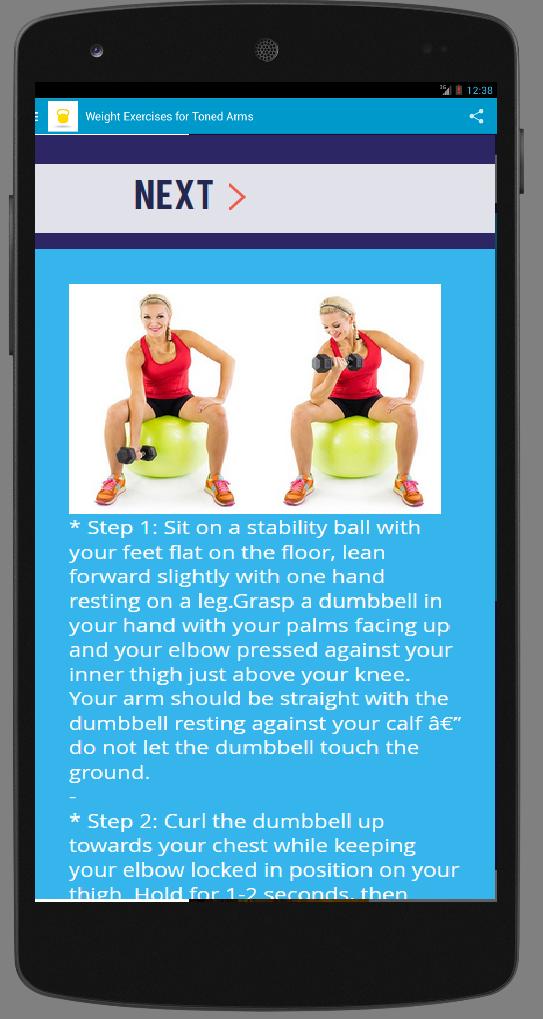 Weight Exercises for Toned Arm