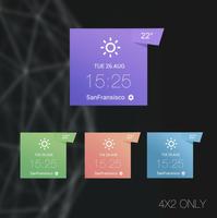 Note Memo style weather widget