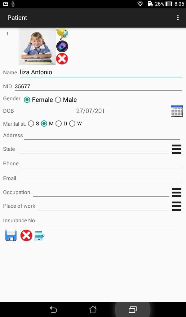Medical Record for clinic hospital and lab