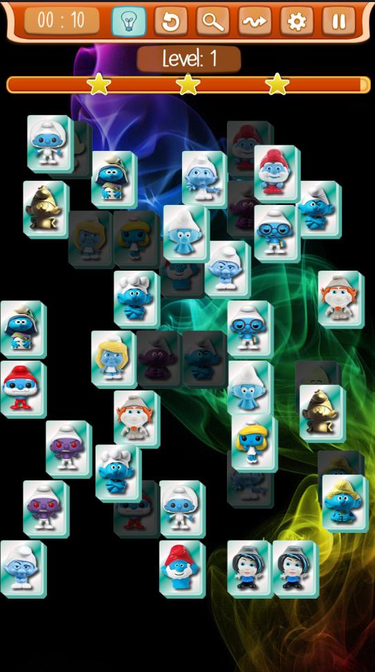 Mahjong Smurf Solitaire